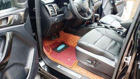 Thảm lót sàn ô tô 5D 6D Ford Everest giá gốc tận xưởng, bảo hành trọn đời
